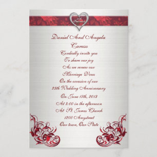 25e trouwdag Wogau-verlenging uitnodiging