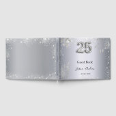 25e trouwdag zilverblad gastenboek (Volledig)