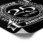 25e trouwdag zilvercrest poster (Hoek)