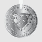 25e trouwdag zilveren hart ornament (achterkant)