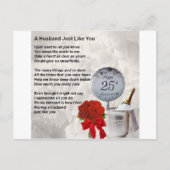 25e trouwechtgenoot gedicht briefkaart (Voorkant)