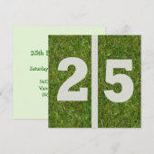 25e uitnodiging (Voorkant / Achterkant)