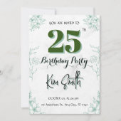 25e uitnodiging (Voorkant)