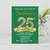 25e uitnodiging op zaterdag 25e uitnodiging voor d (Staand voorkant)