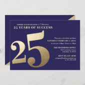 25e uitnodiging tot het indienen van zakelijke Jub (Voorkant / Achterkant)