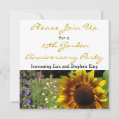 25e uitnodiging van de partij voor het Jubileum va (Voorkant)