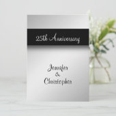 25e uitnodiging van een partij van de Jubileum (Staand voorkant)