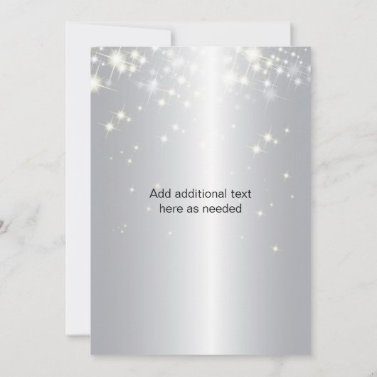 25e uitnodiging van het Jubileum (Achterkant)