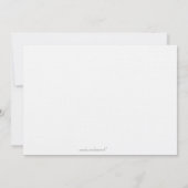 25e uitnodiging van het Jubileum (Achterkant)