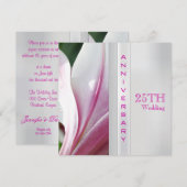 25e uitnodiging voor een Jubileum voor weddenschap (Voorkant / Achterkant)