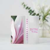 25e uitnodiging voor een Jubileum voor weddenschap (Staand voorkant)