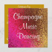 25e uitnodiging voor een Jubileum voor weddenschap (Voorkant / Achterkant)