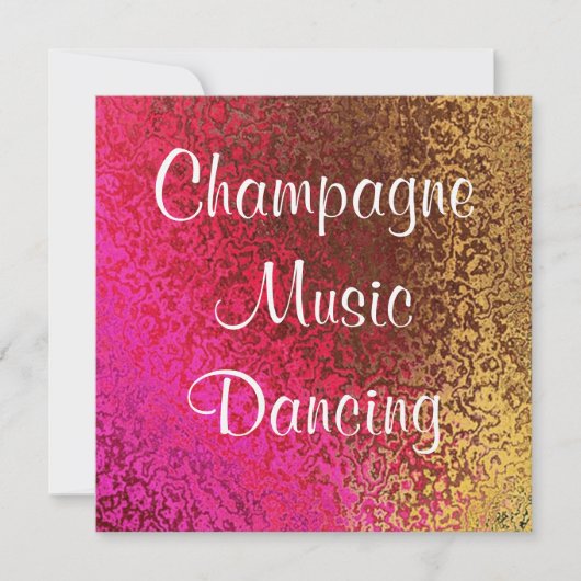 25e uitnodiging voor een Jubileum voor weddenschap (Voorkant)