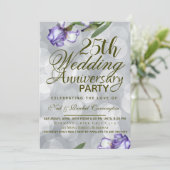 25e uitnodiging voor een Jubileum voor weddenschap (Staand voorkant)