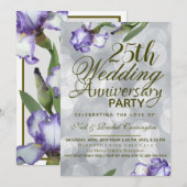 25e uitnodiging voor een Jubileum voor weddenschap (Voorkant / Achterkant)