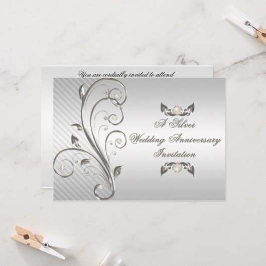 25e uitnodiging voor een Jubileum voor weddenschap (Voorkant / Achterkant in situ)