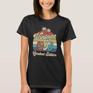 25e verjaardag 1998 25 jaar oud t-shirt