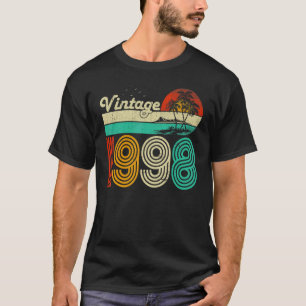 25e  verjaardag 1998 25-jarige Mannen Vrouwen T-shirt
