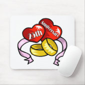 25e verjaardag 1 wpng muismat (Met muis)