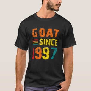 25e verjaardag 25 jaar oude geit sinds 1997 t-shirt