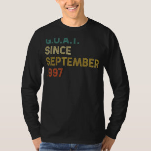 25e verjaardag 25 jaar oude geit sinds 19 septembe t-shirt