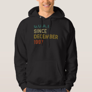 25e verjaardag 25 jaar oude geit sinds december 19 hoodie