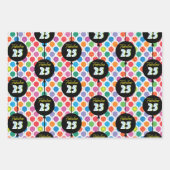 25e verjaardag ballonnen inpakpapier vel (Voorkant 3)