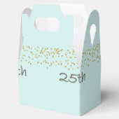 25e verjaardag Confetti Bedankdoosjes (Geopend)