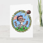 25e verjaardag cricket Kaart (Voorkant)