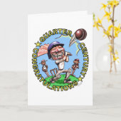 25e verjaardag cricket Kaart (Gele Bloem)