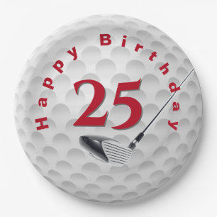 25e verjaardag Golf Ball Design Bord