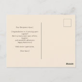 25e verjaardag hamsters Drijven elkaar gek Briefkaart (Achterkant)