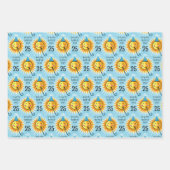 25e verjaardag inpakpapier (Voorkant 3)