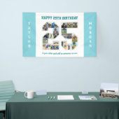 25e verjaardag Jubileum nummer 25 Fotocollage Spandoek (Beurs)