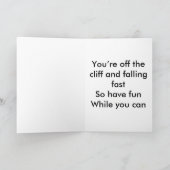 25e verjaardag kaart (Binnen)