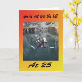 25e verjaardag kaart (Gele Bloem)