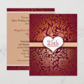 25e verjaardag kaart (Voorkant / Achterkant)