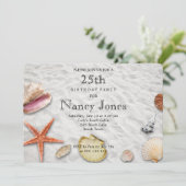 25e verjaardag kaart (Staand voorkant)