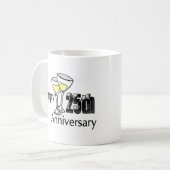 25e verjaardag koffiemok (Voorkant links)