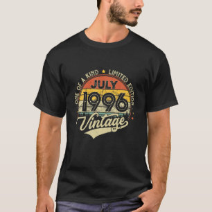 25e verjaardag schetst 25 jaar oude retroflector i t-shirt