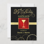 25e verjaardag Uitnodigingen van de Verzekeringspa (Voorkant)