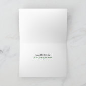 25e verjaardag uw foto's en tekst groen kaart (Binnen)