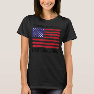 25e verjaardag van Amerika geweldig sinds 1997 T-shirt