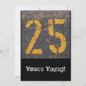 25e verjaardag van de uitnodiging (Voorkant)