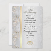 25e verjaardag van ouderschapsuitnodiging kaart (Voorkant)