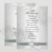 25e verjaardag van ouderschapsuitnodiging kaart (Voorkant / Achterkant)