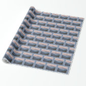 25e verjaardag van priesterwijding gefeliciteerd cadeaupapier (Uitgerold)