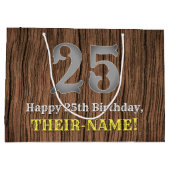 25e verjaardag: Western geïnspireerde kijk in het  Groot Cadeauzakje (Achterkant)