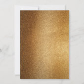 25e Verjaardagsfeestje | Trendy Glam Goud Glitters Kaart (Achterkant)
