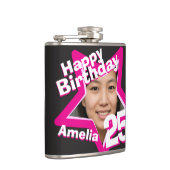 25e verjaardagsster foto's, hiphlask heupfles (Rechts)